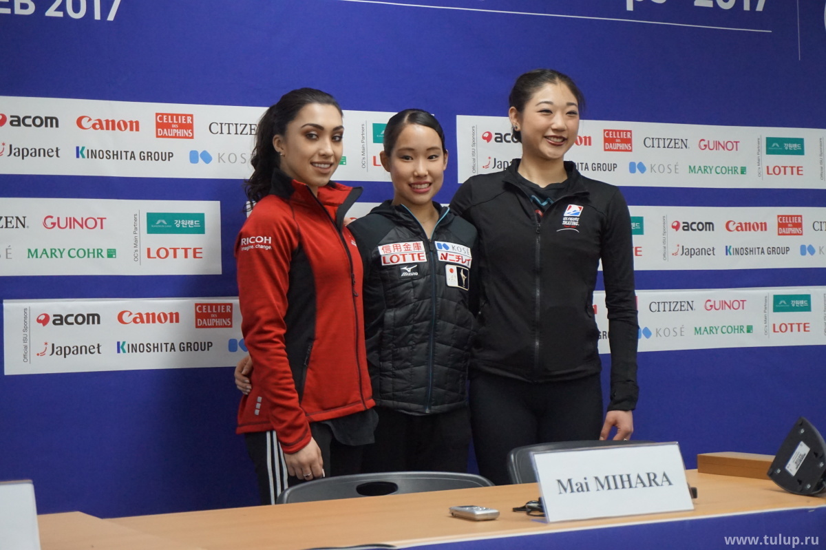 Gabrielle Daleman, Mai Mihara, Mirai Nagasu — призерки ЧЧК 2017